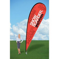 16ft Teardrop Flag with Ground Stake-Double